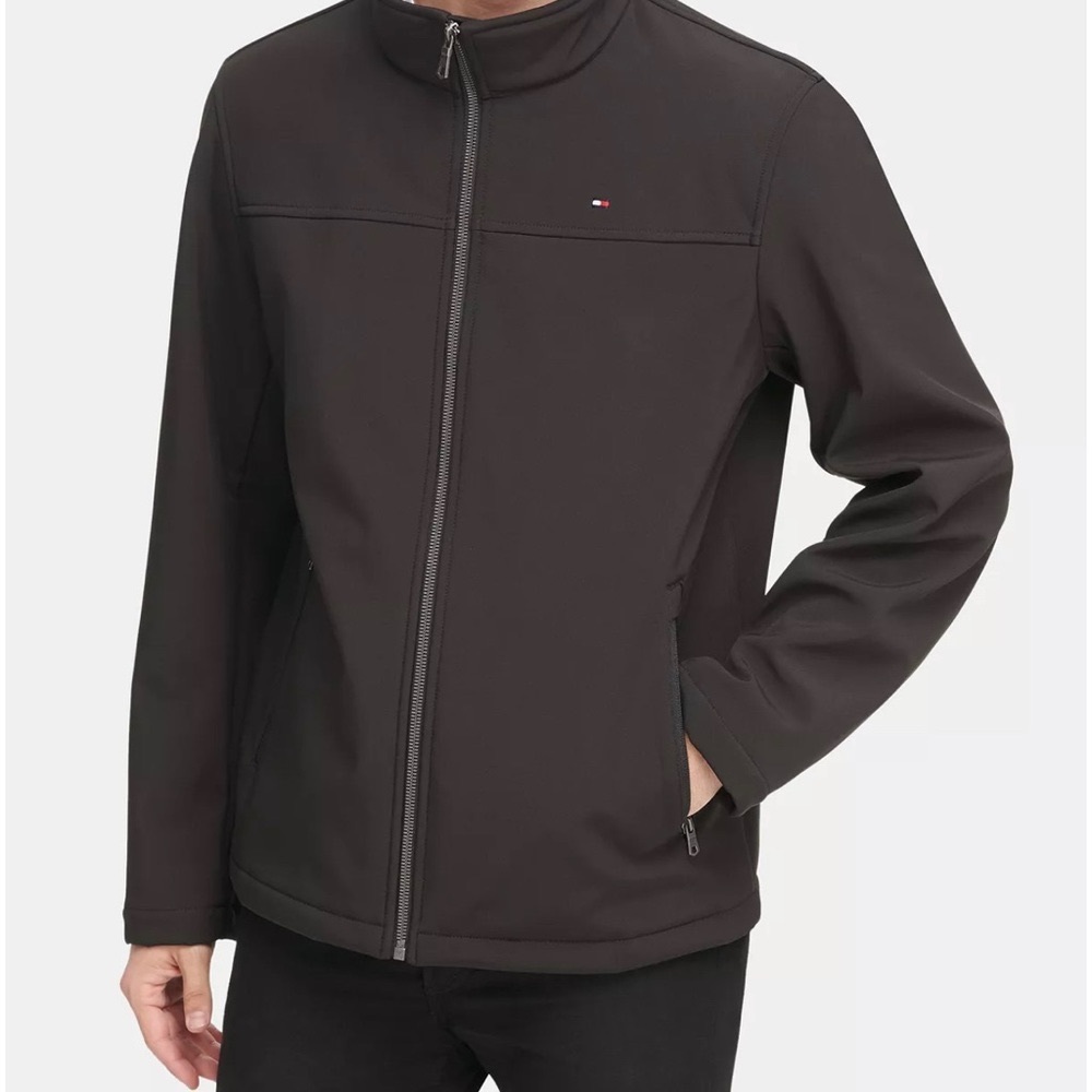 Soft-shell zip jacket by Tommy Hilfiger 🖋️